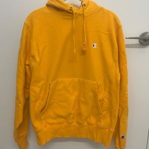 Champion Men's Yellow Hoodie